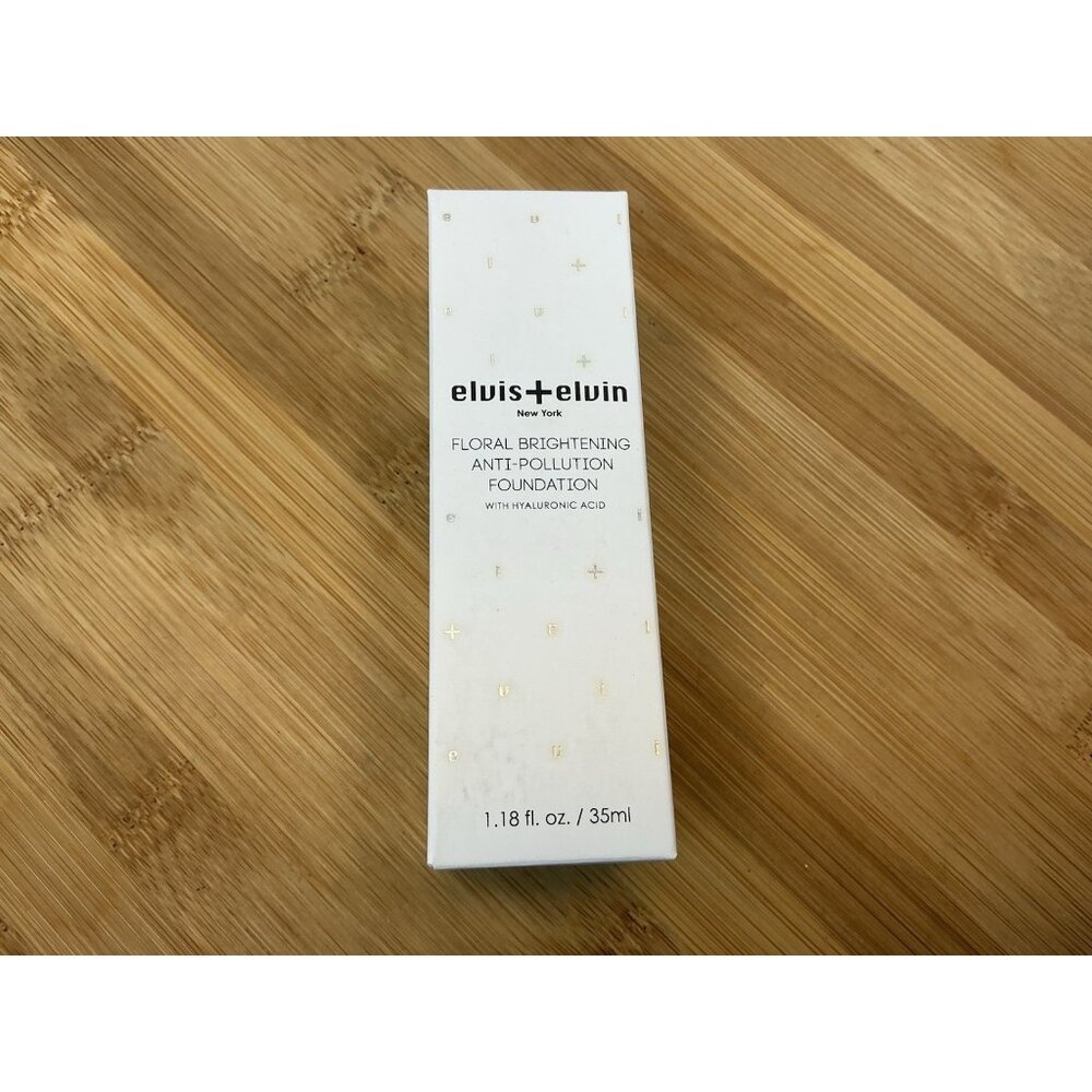 Elvis+Elvin Floral Brightening Anti-Pollution Foundation R200 1.18 Fl. Oz. NIB